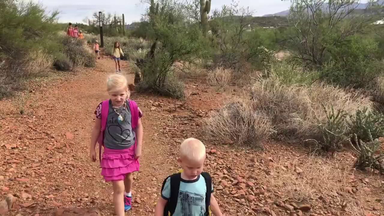 Hiking with kids